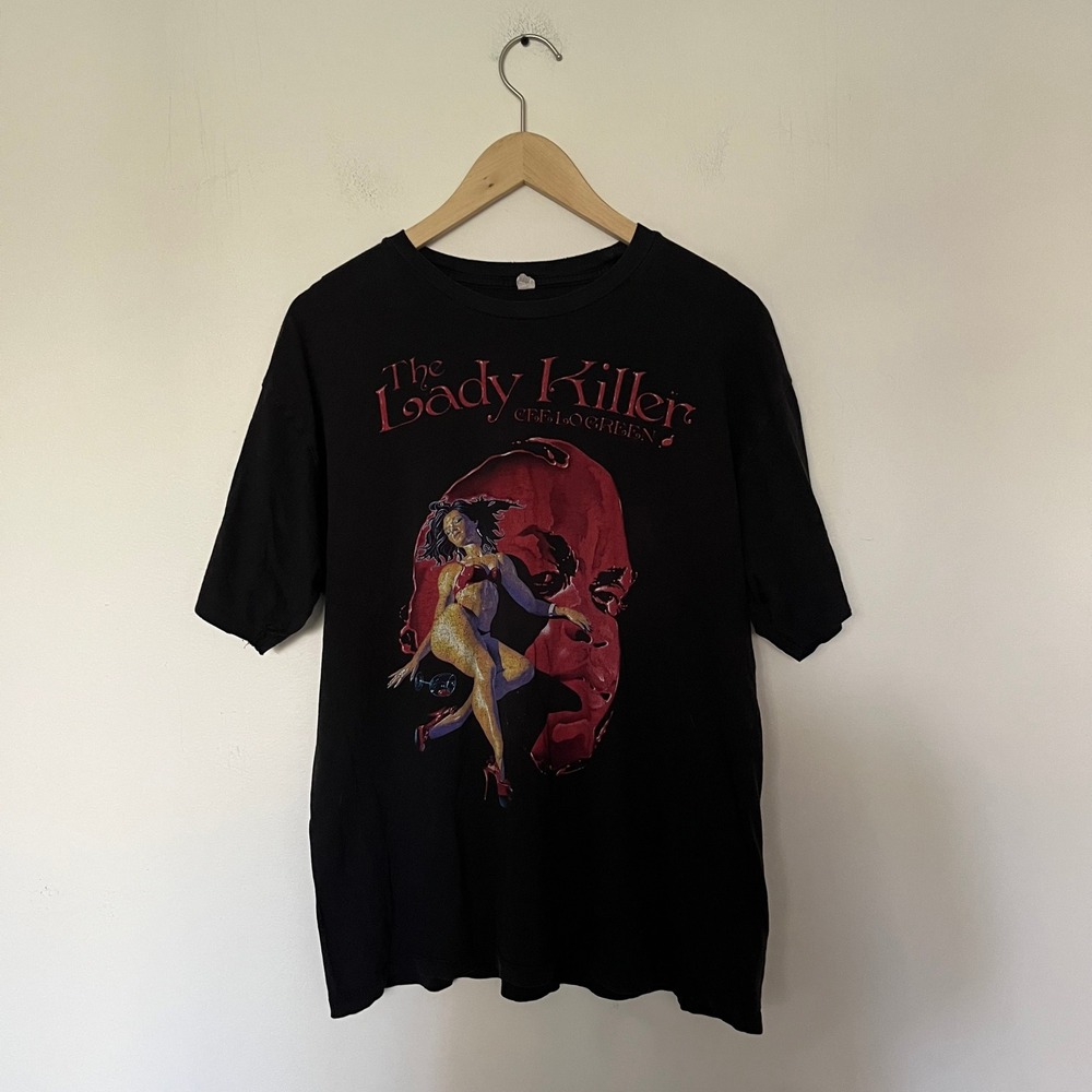 CeeLo Green The Lady Killer Concert Graphic T-Shirt Black Mens Size XL